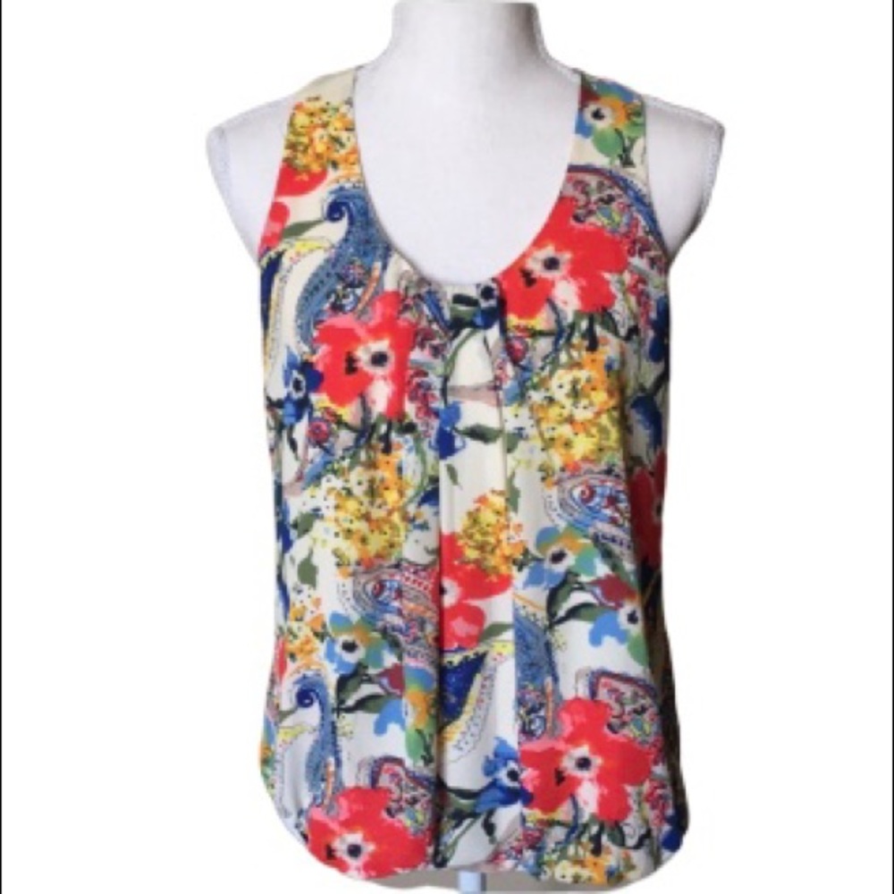 Style Loft High Low Top Printed  Shirt